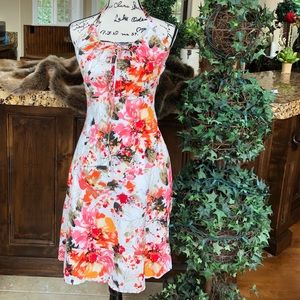 Fun Floral Backless Summer Dress
